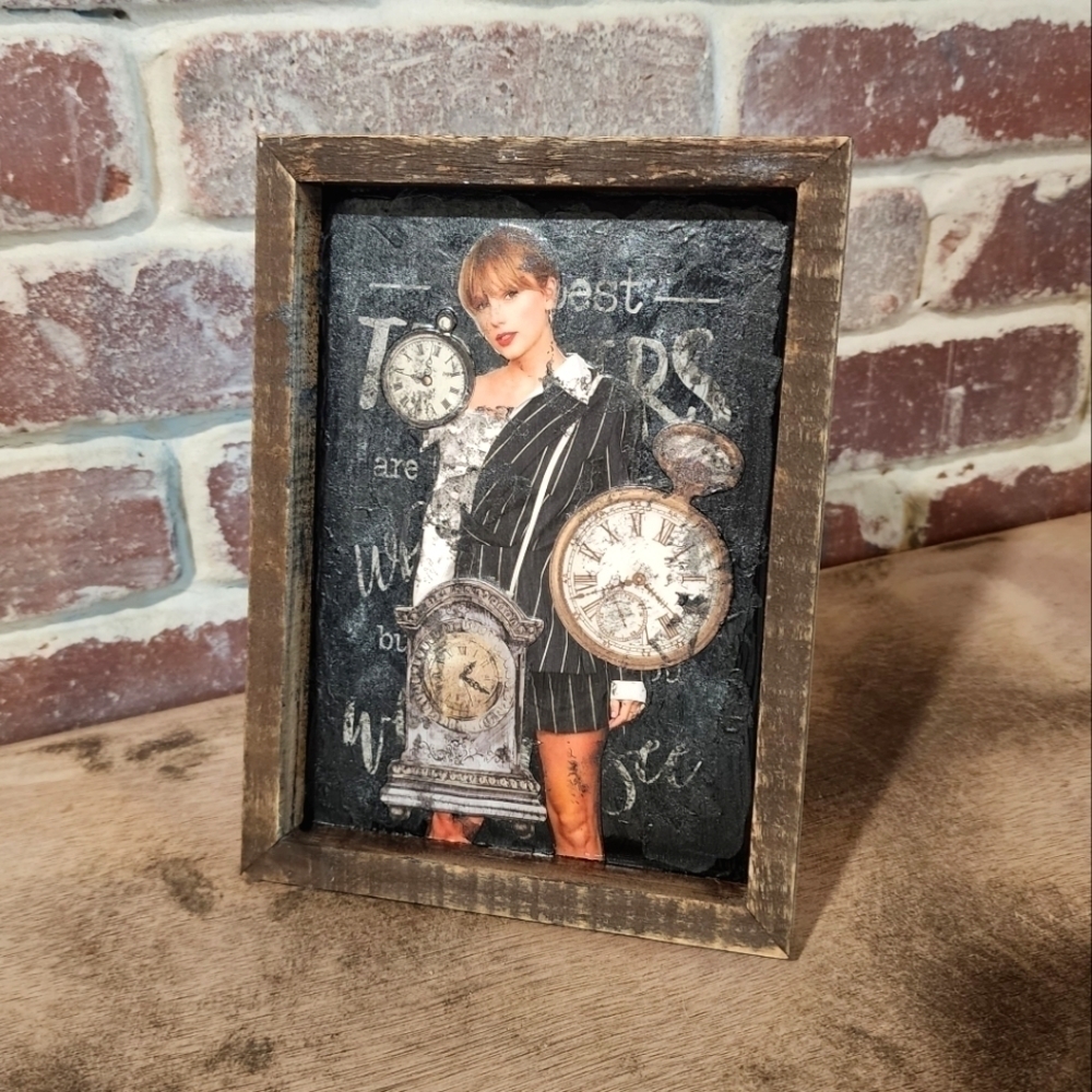 Taylor Swift Eras Inspired Decoupage Frame Art